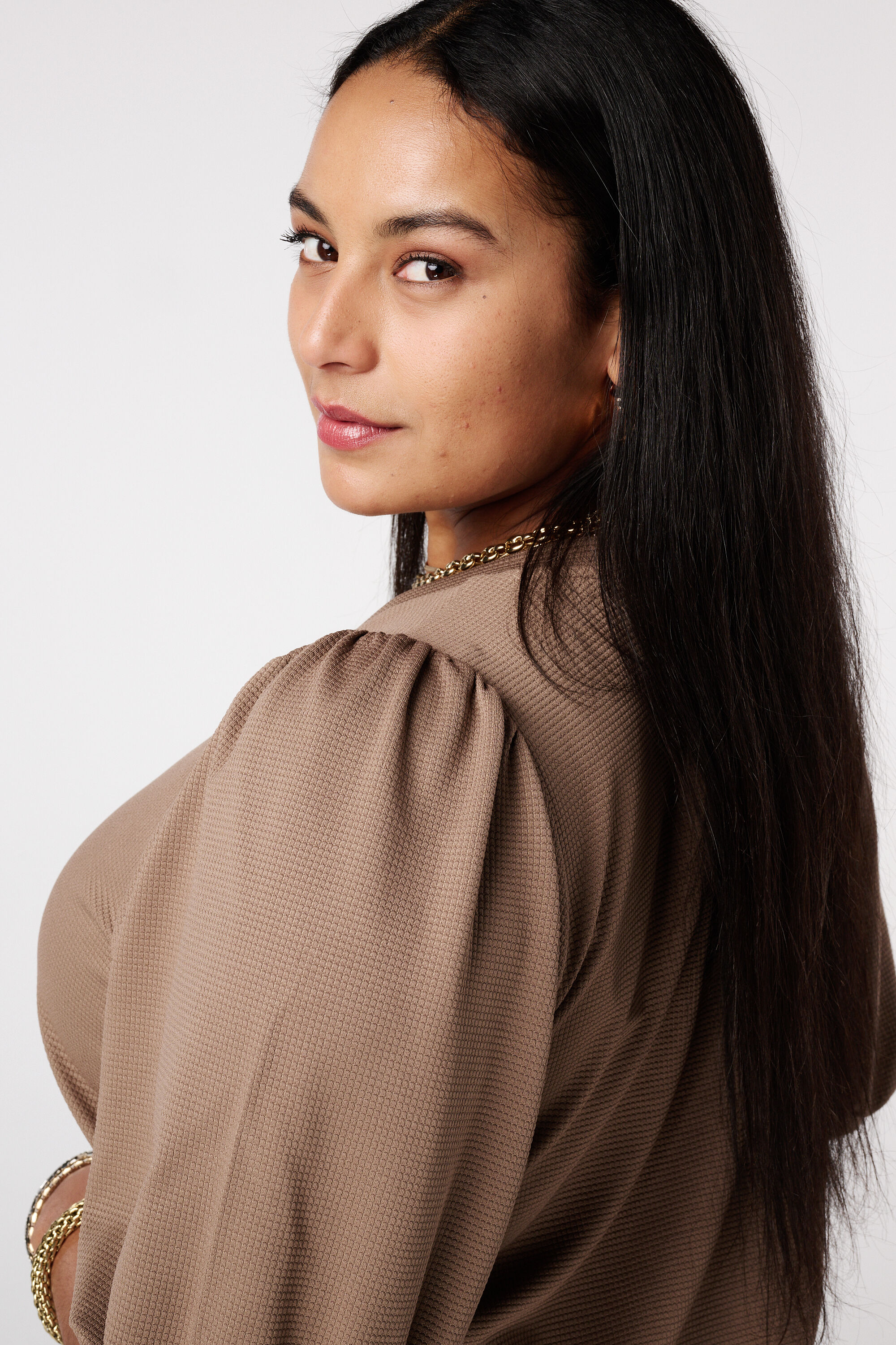 Top met pofmouwen image number 4