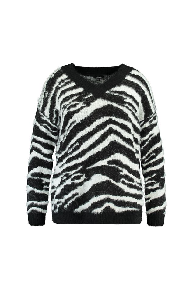 Trui met zebra motief image number 2