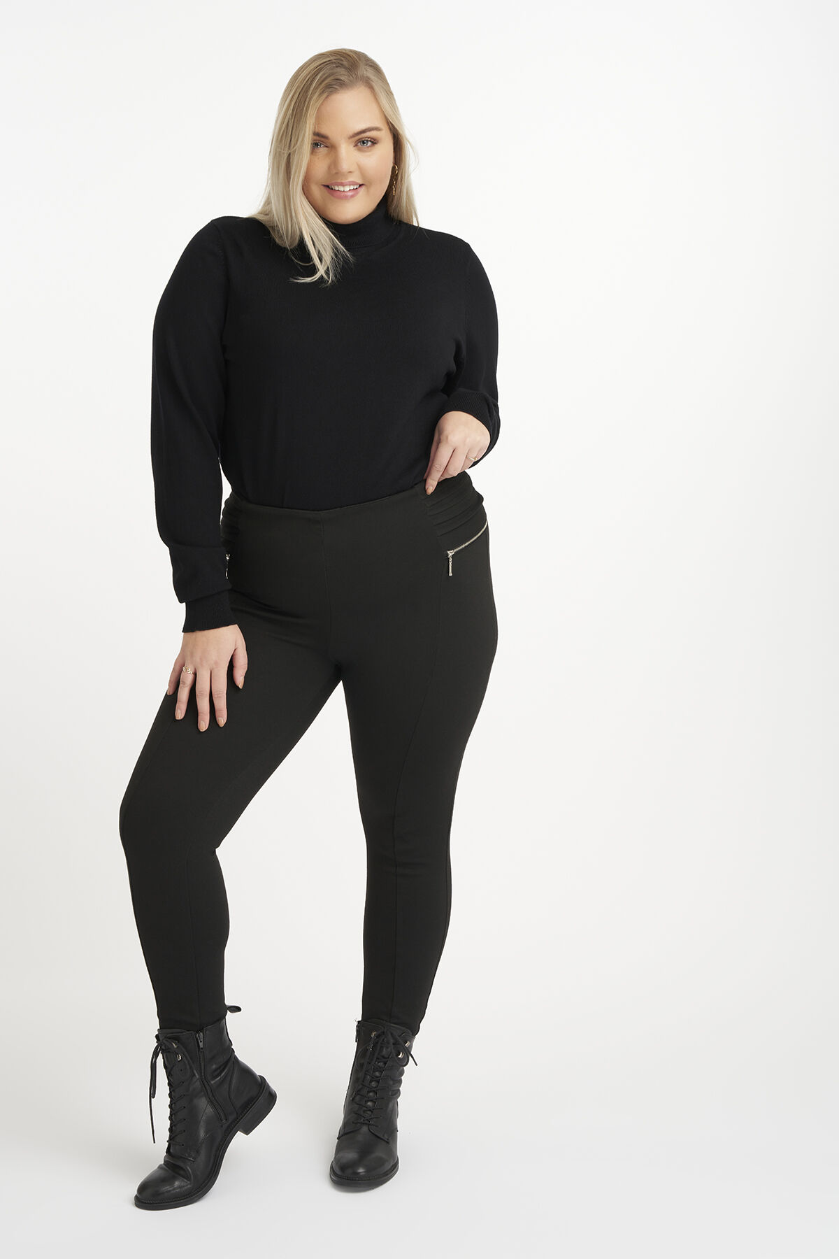 Tregging met ritsdetail image number 5