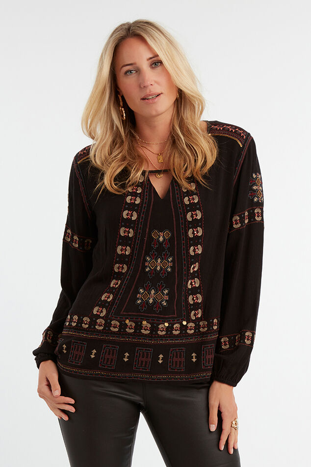 Blouse met embroidery image number 4