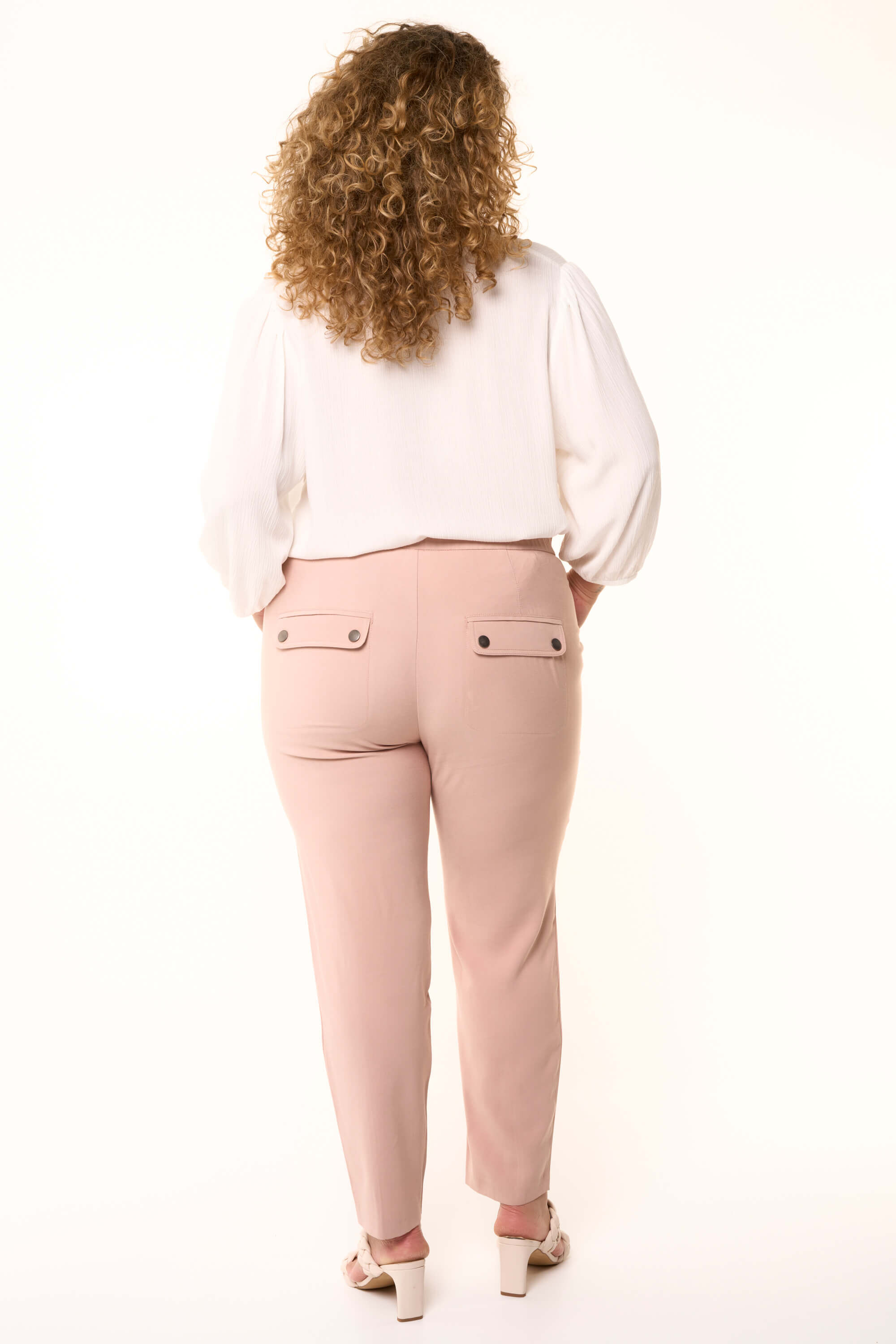 Broek met strik ceintuur image number 4