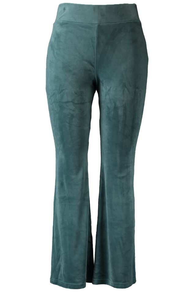 Velvet flared legging image number 1