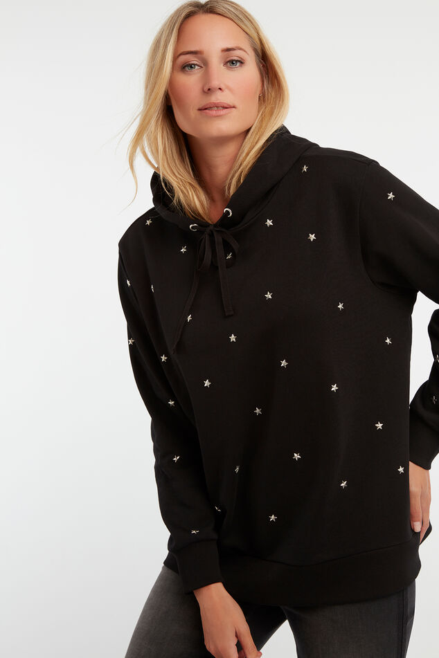 Sterrensweater met capuchon image number 0