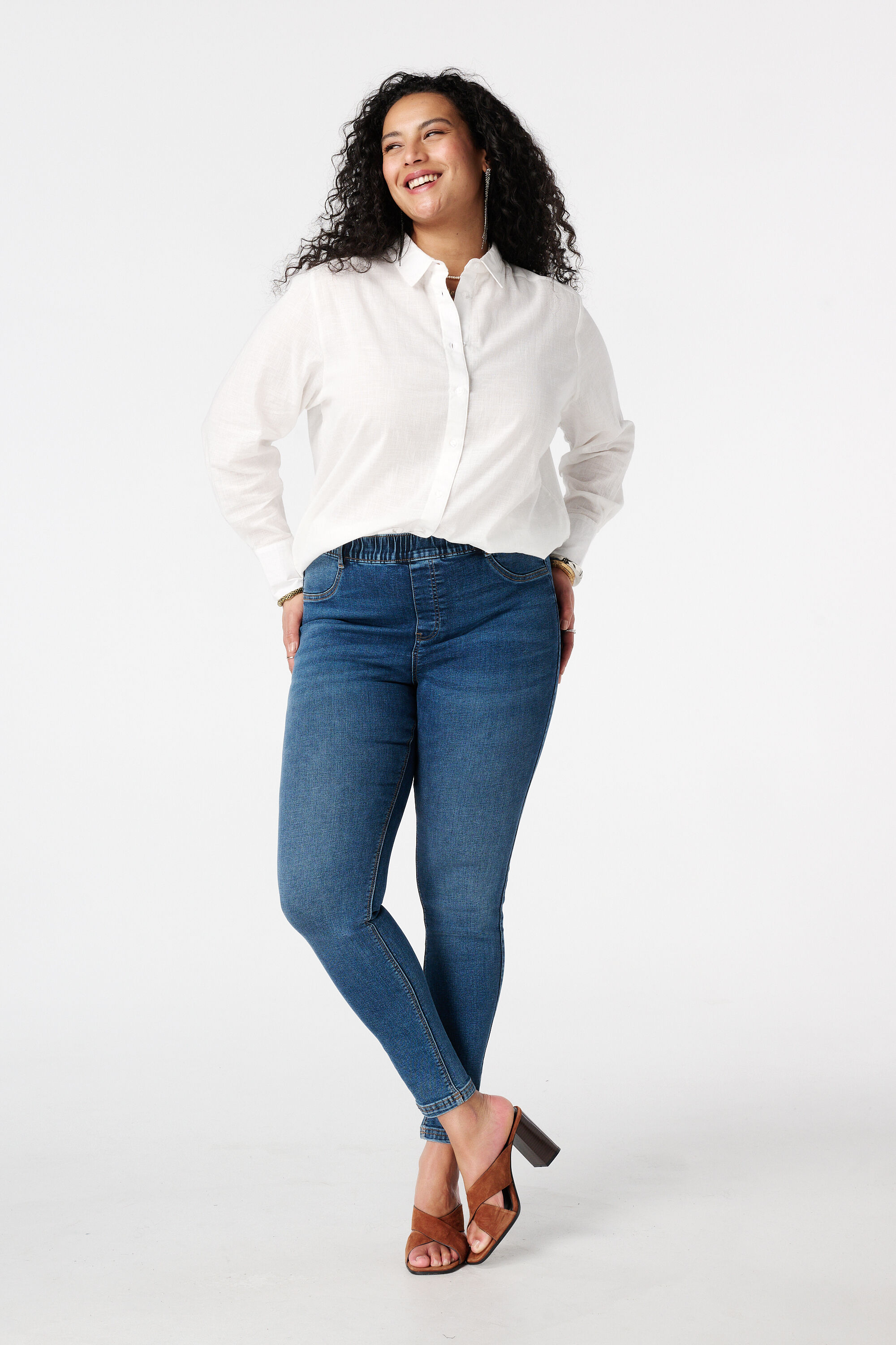 Tregging avec un look denim