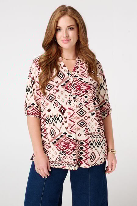 Top en jersey imprimé Top en jersey imprimé