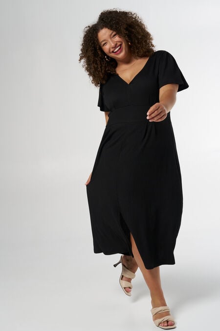 Jurk met structuur Jurk met structuur