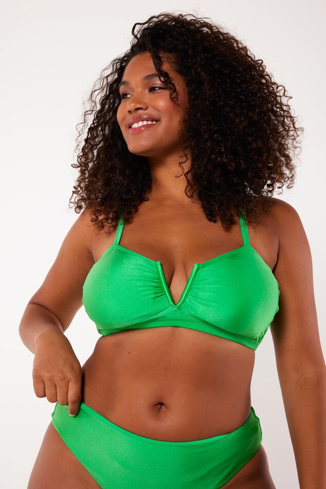 Haut de bikini avec détails en forme de V image number 7