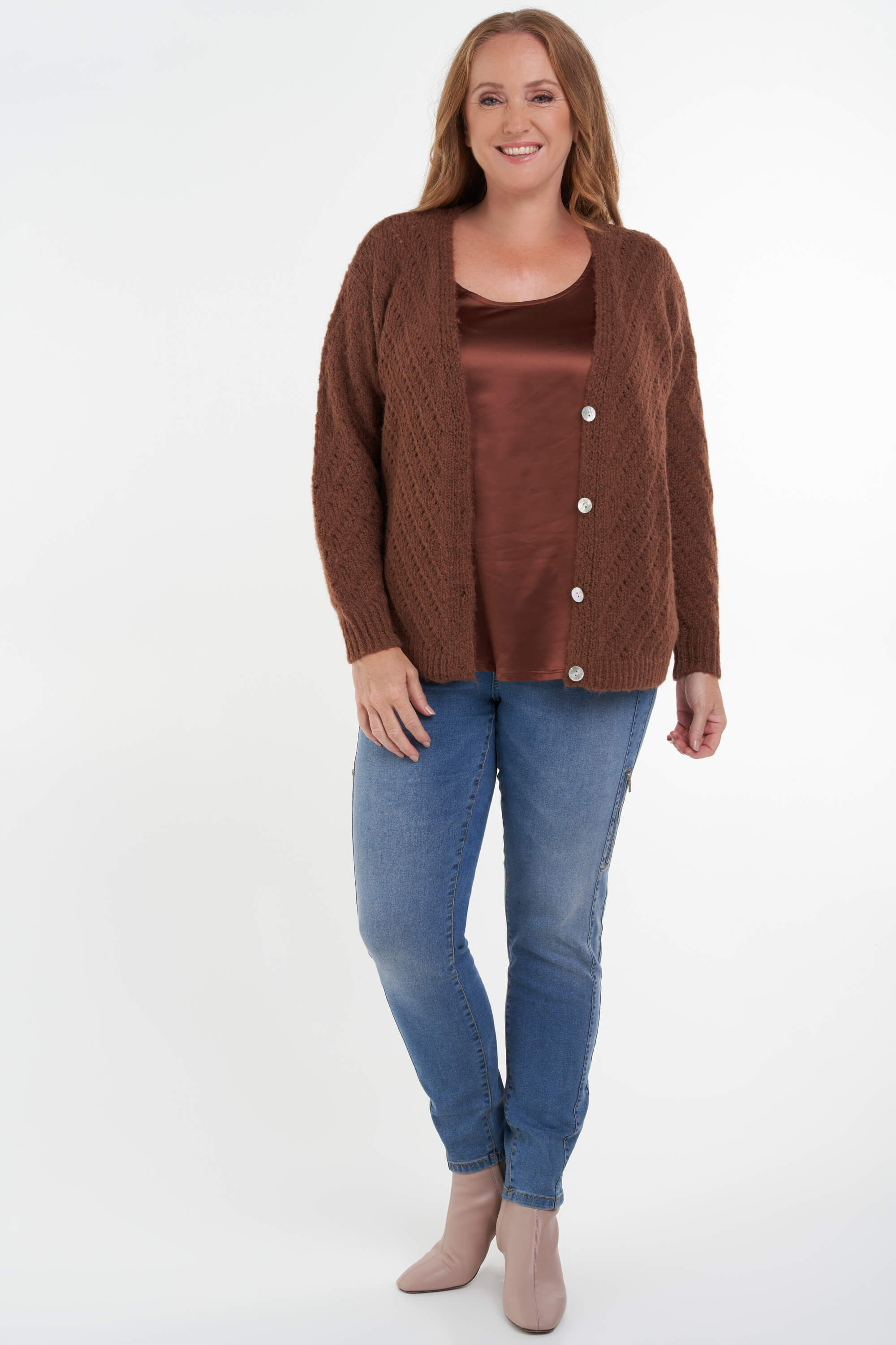 Grofgebreid vest image number 6