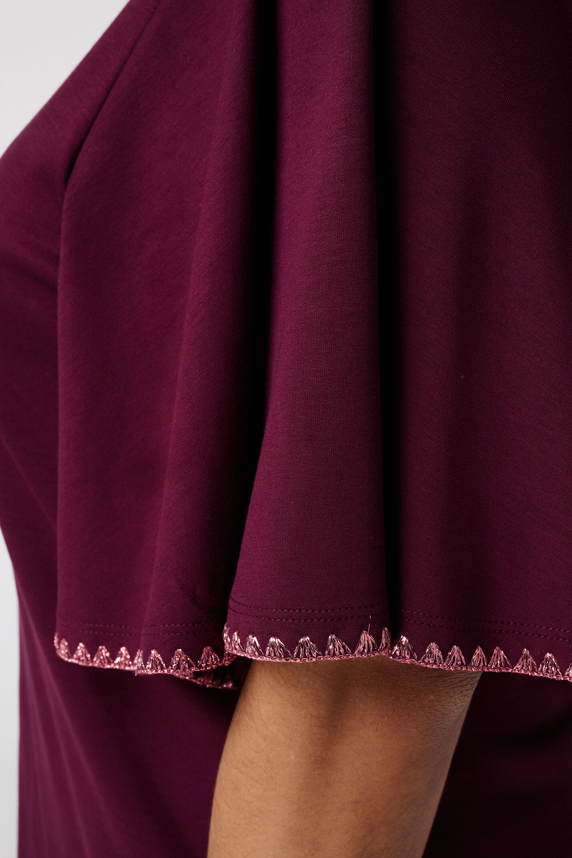 T-shirt met vlindermouwen image number 6