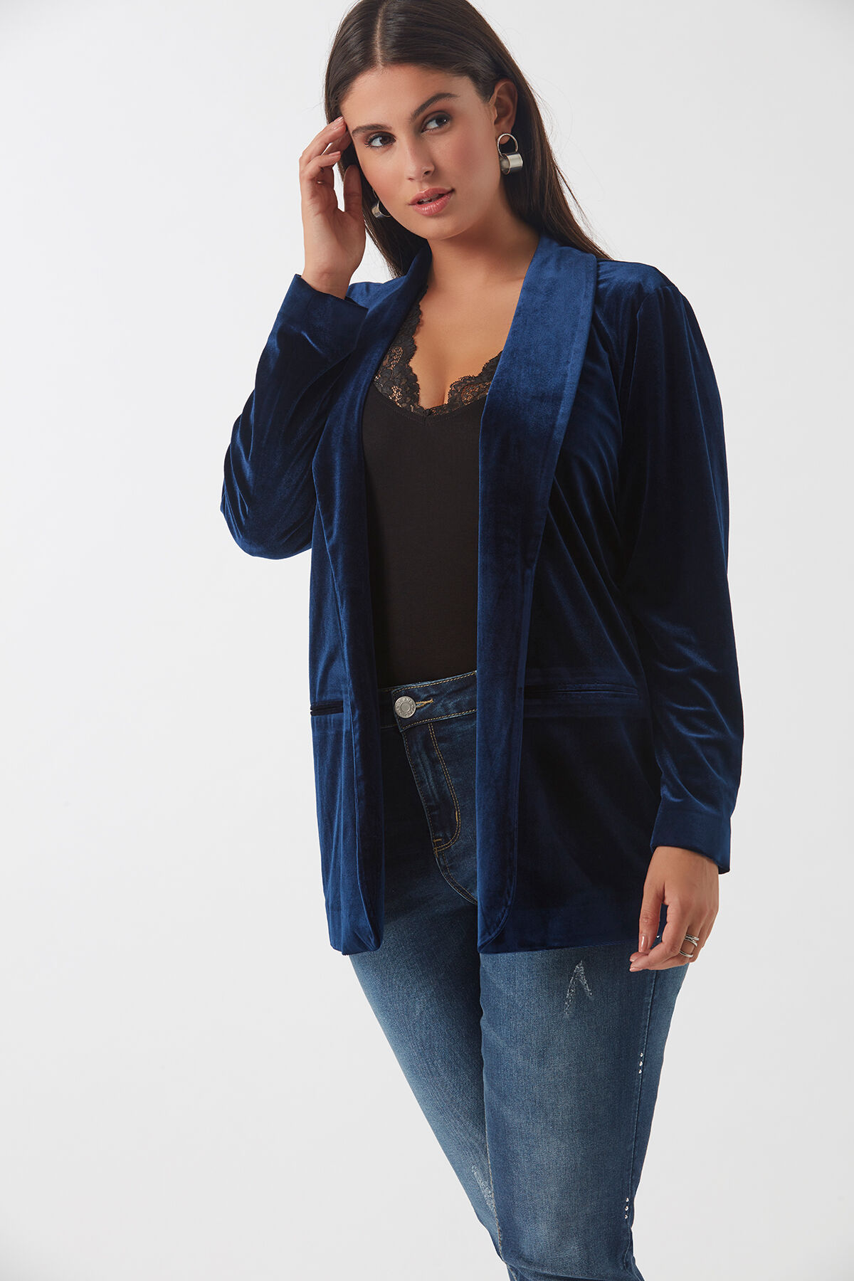 Top sans manches en dentelle image number 5