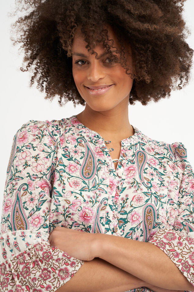 Jurk met patchwork image number 5