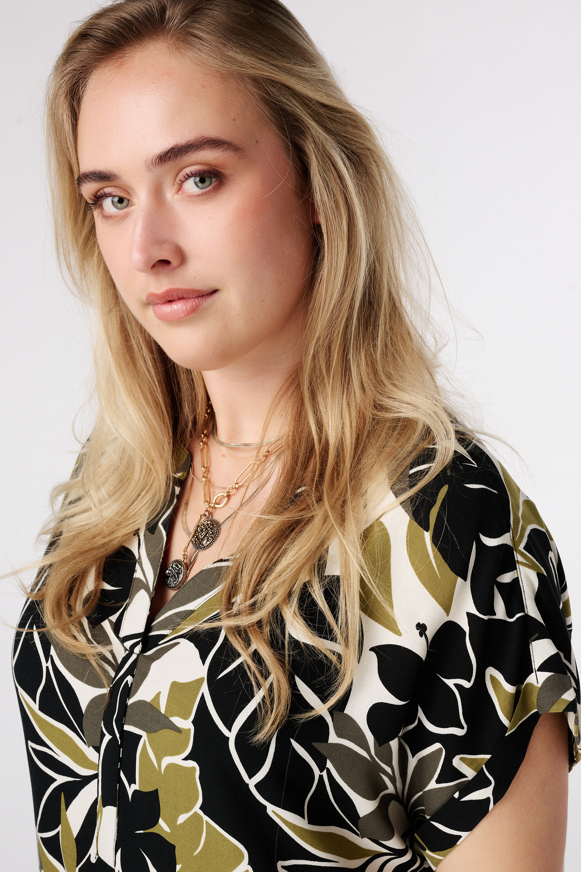 Jurk met v-hals image number 4