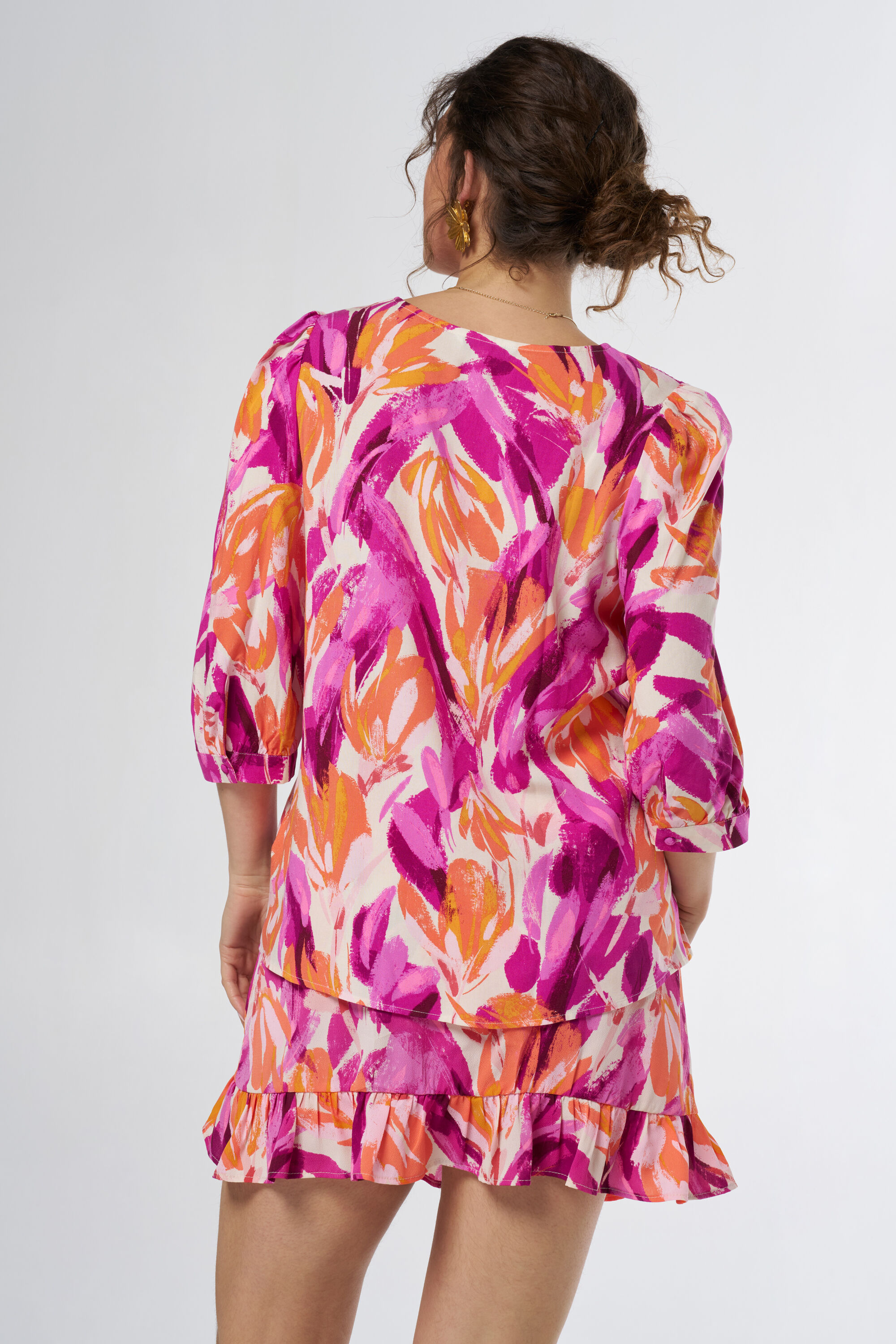 Blouse met smock details image number 3