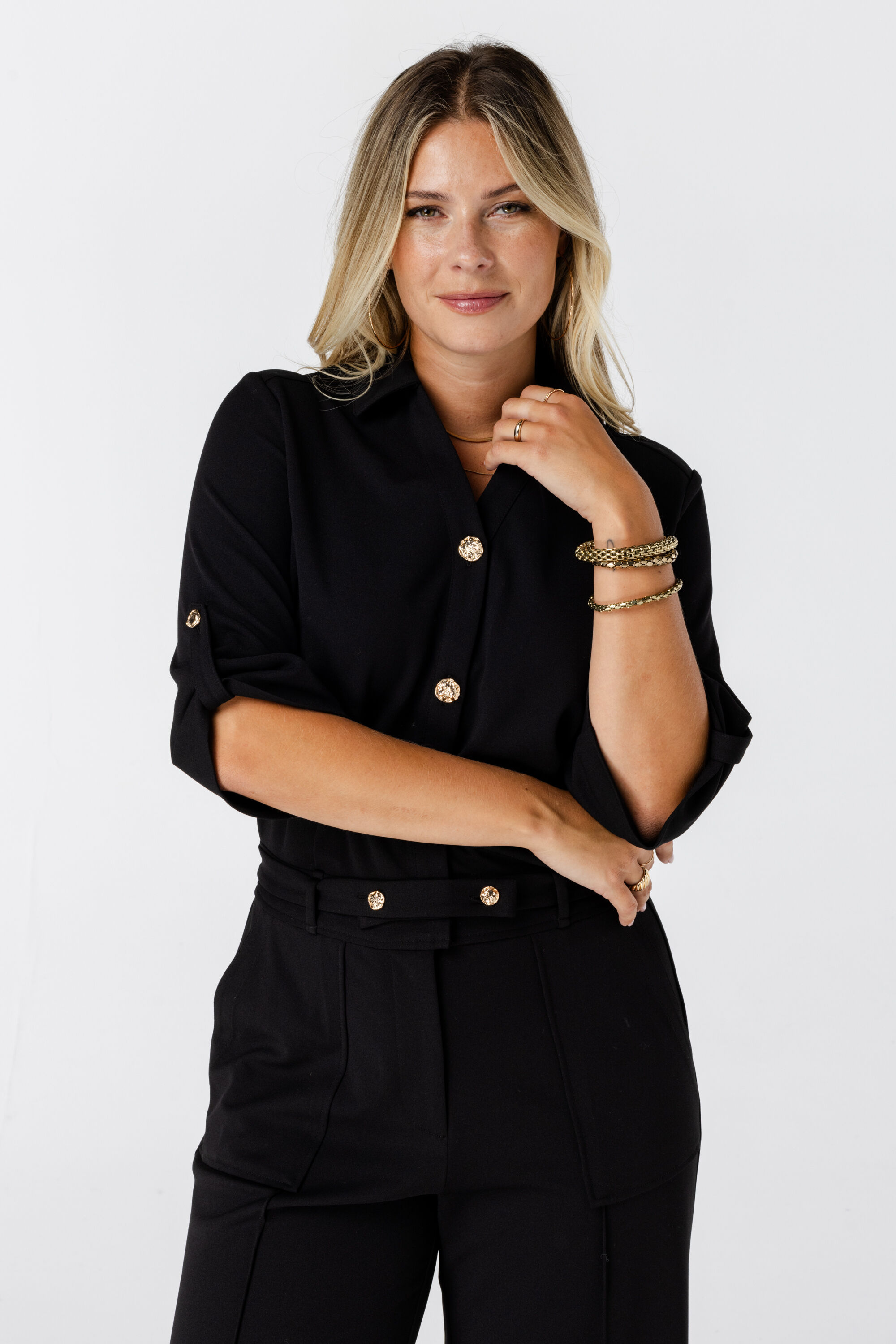 Jumpsuit met knoopsluiting image number 5