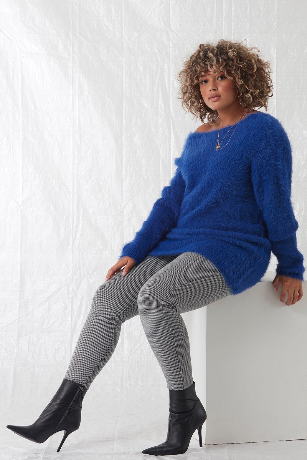 Tricot legging met print image number 4