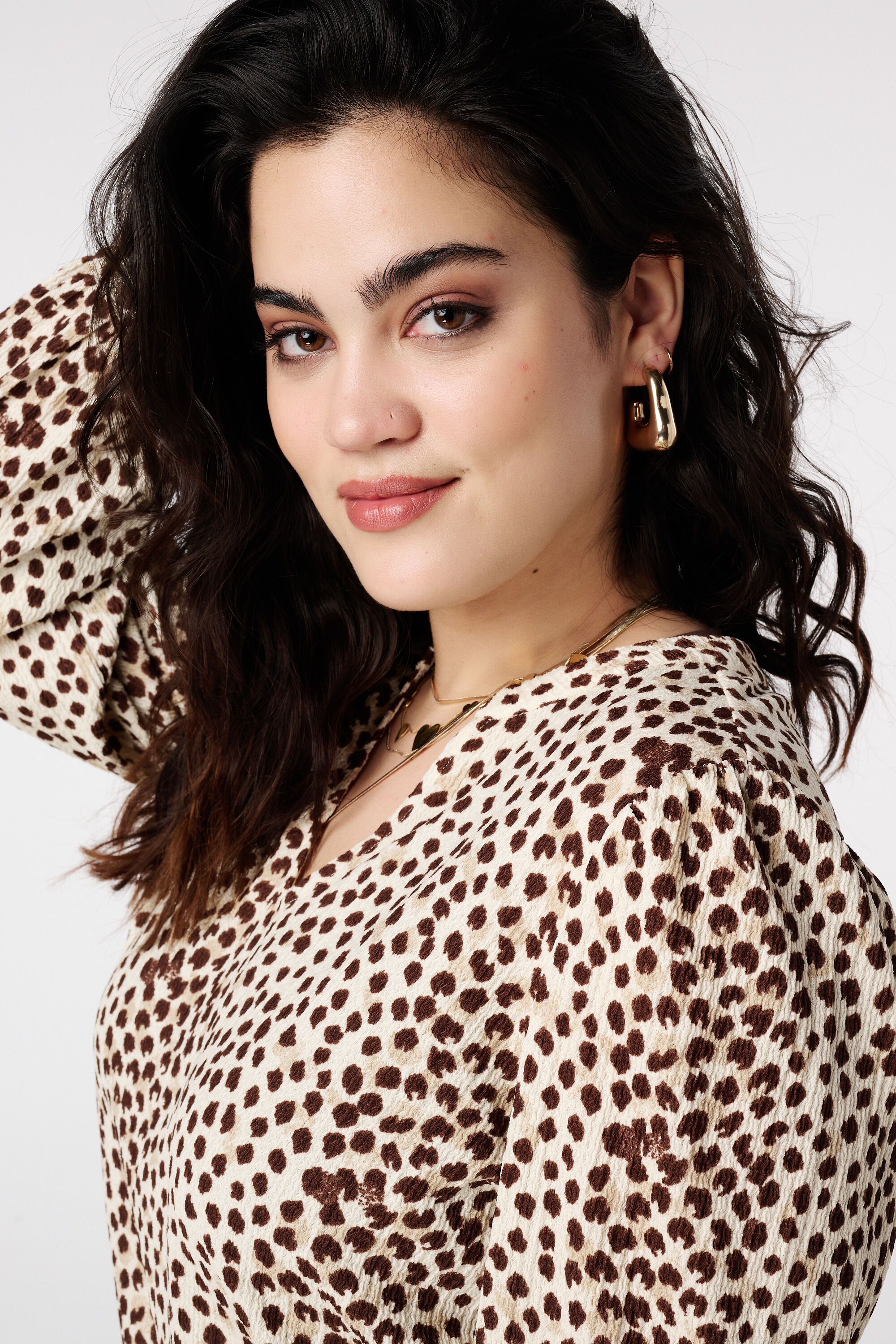 Top met sierlijke print  image number 4