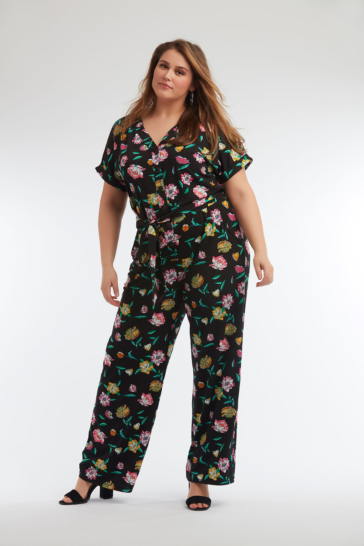 Jumpsuit met bloemprint image number 4