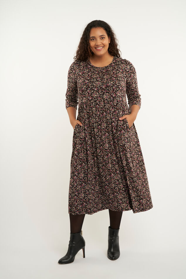 Lange jurk met print image number 0