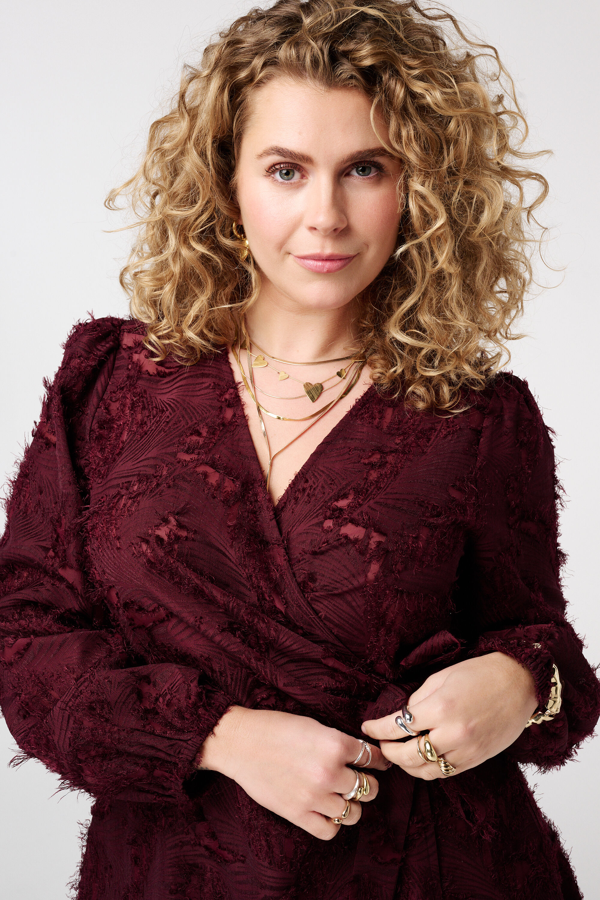 Robe &agrave; effet cache-c&oelig;ur image number 4