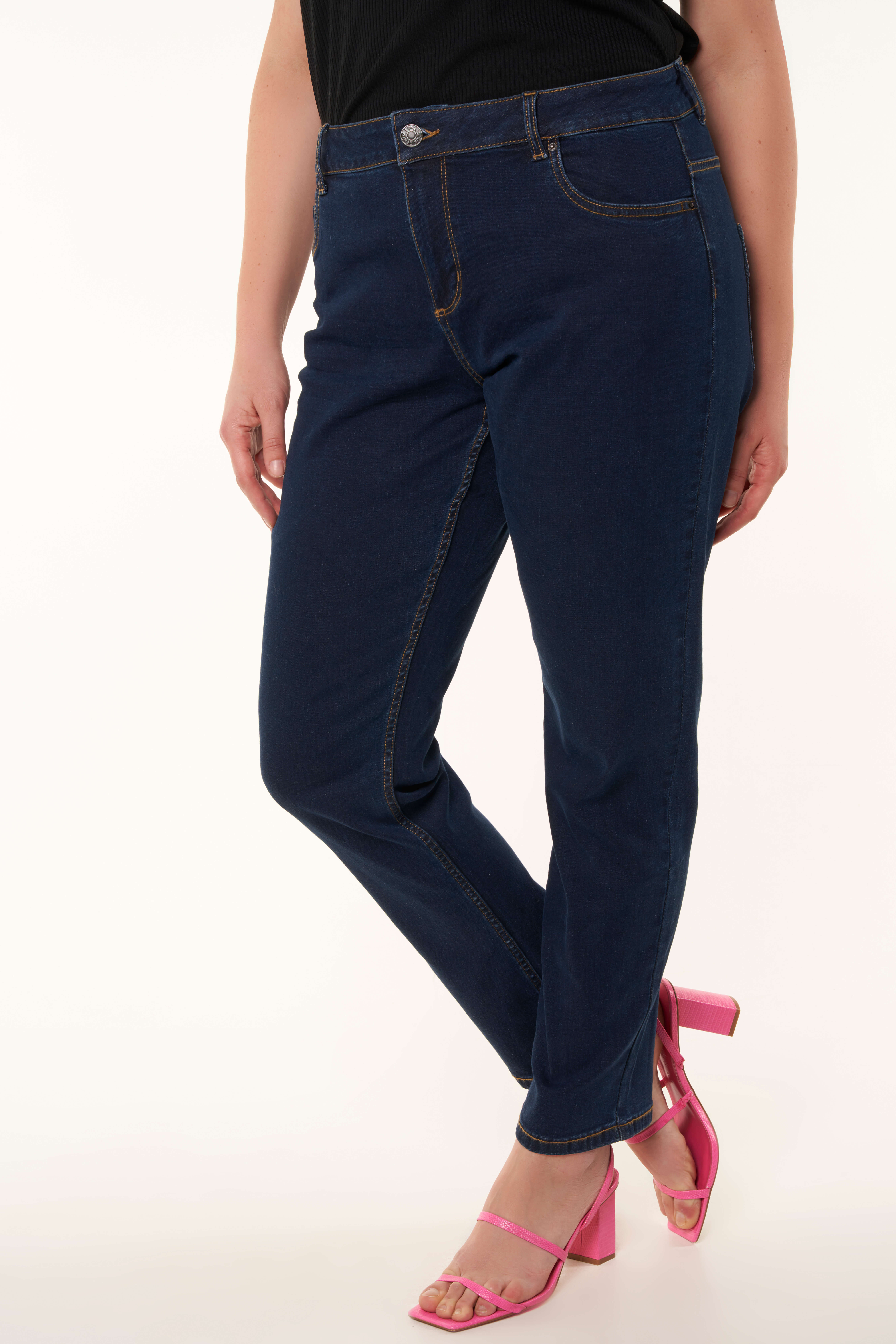 Loose leg jeans ROSE image number 5