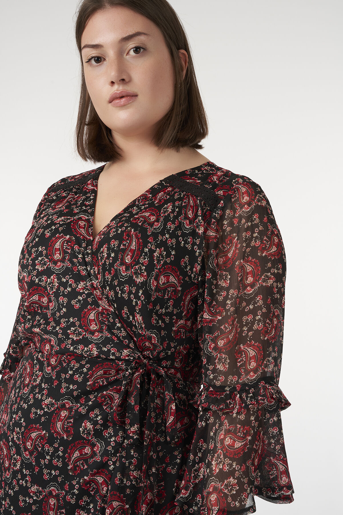 Wikkeljurk met paisleyprint image number 5