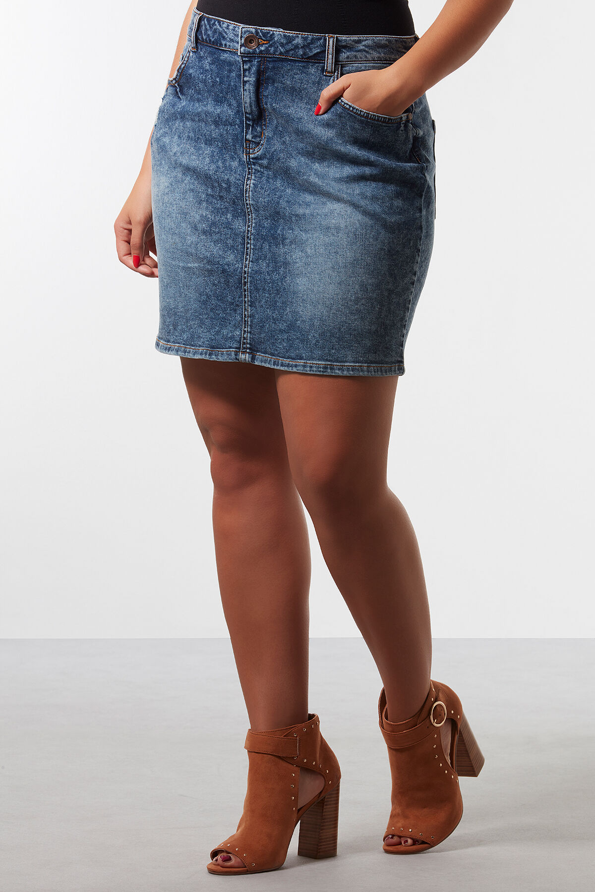 Denim rokje image number 3