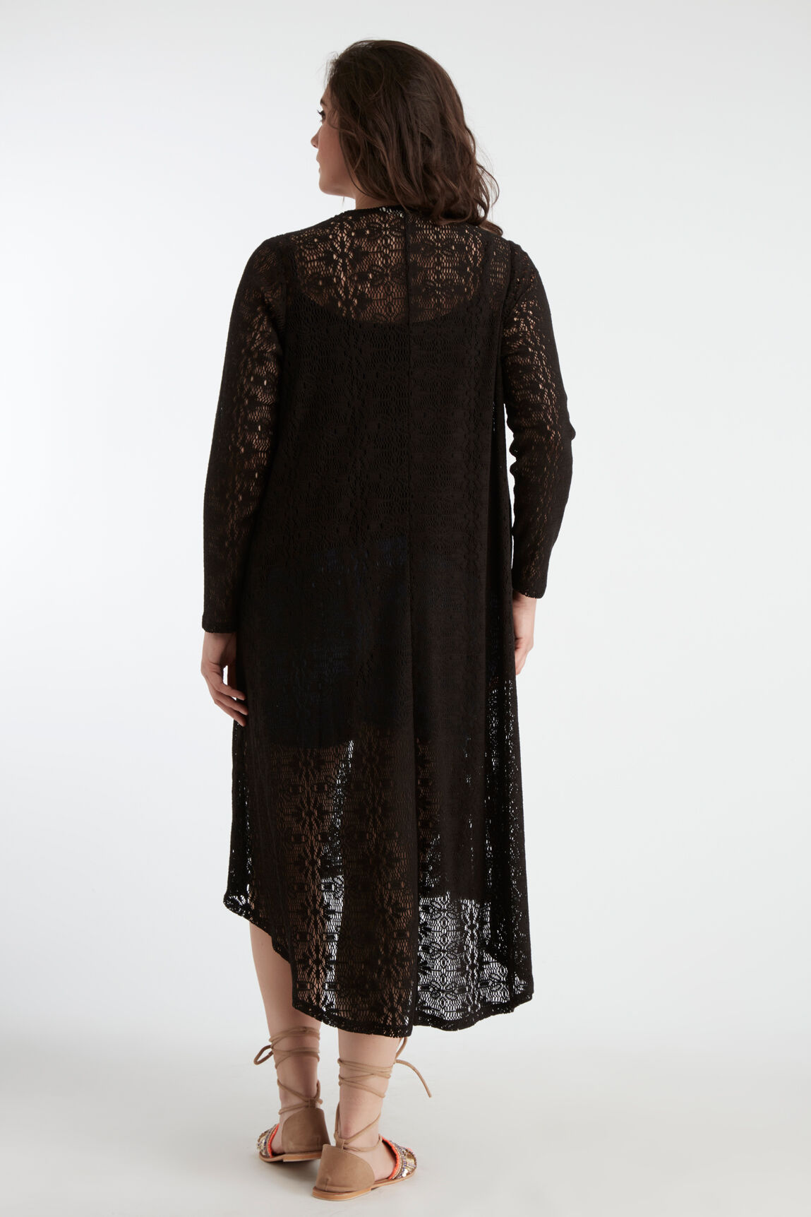 Cardigan long en dentelle image number 4