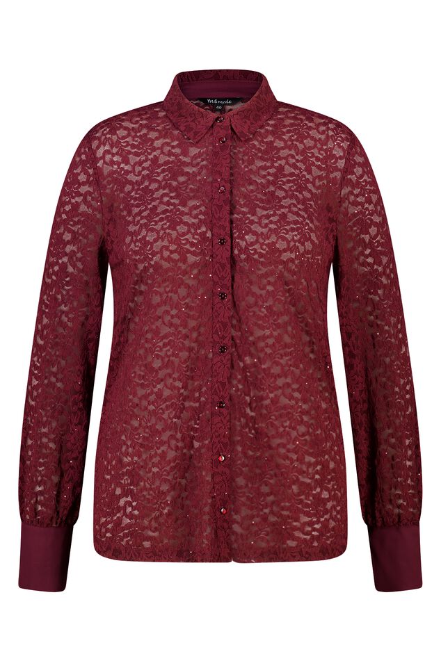 Top met kant en pailetten image number 1