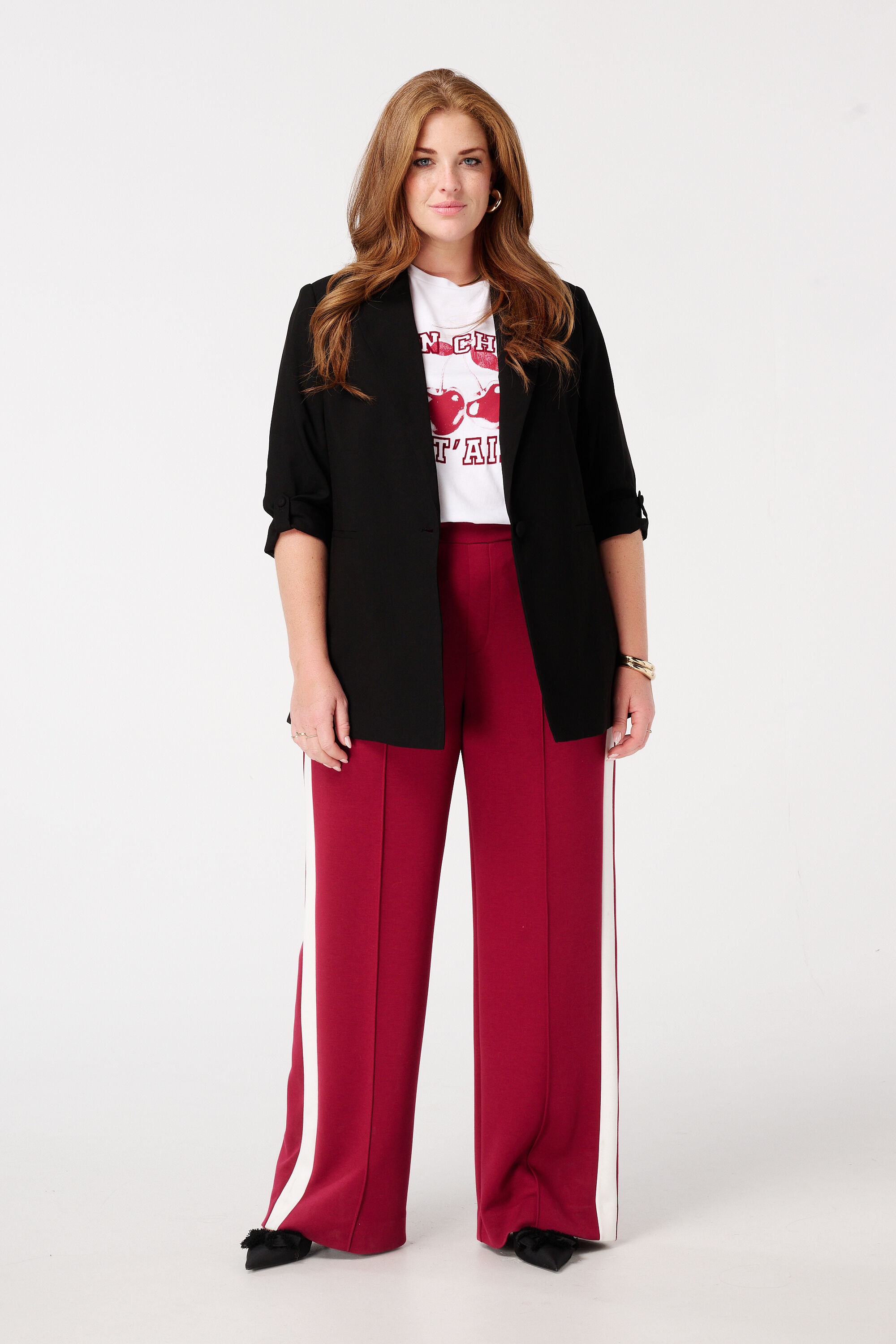 Blazer met opgerolde mouw image number 5