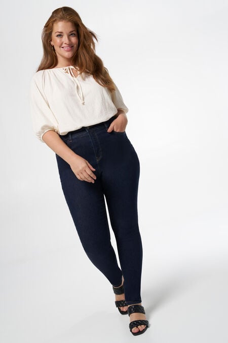 Skinny leg high waist jeans CHERRY Skinny leg high waist jeans CHERRY