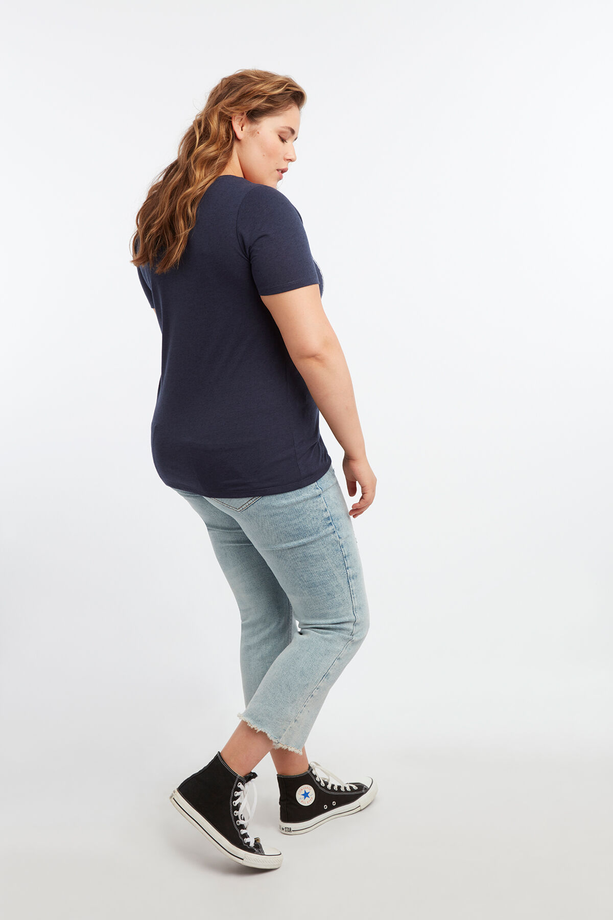 T-shirt met print opdruk image number 4