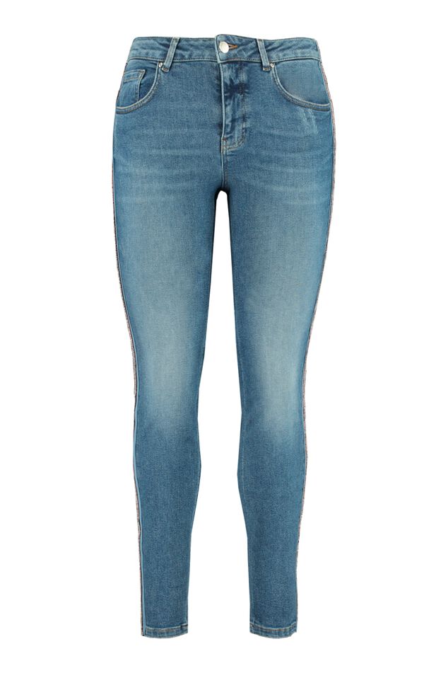 Jeans aux décors latéraux image number 2
