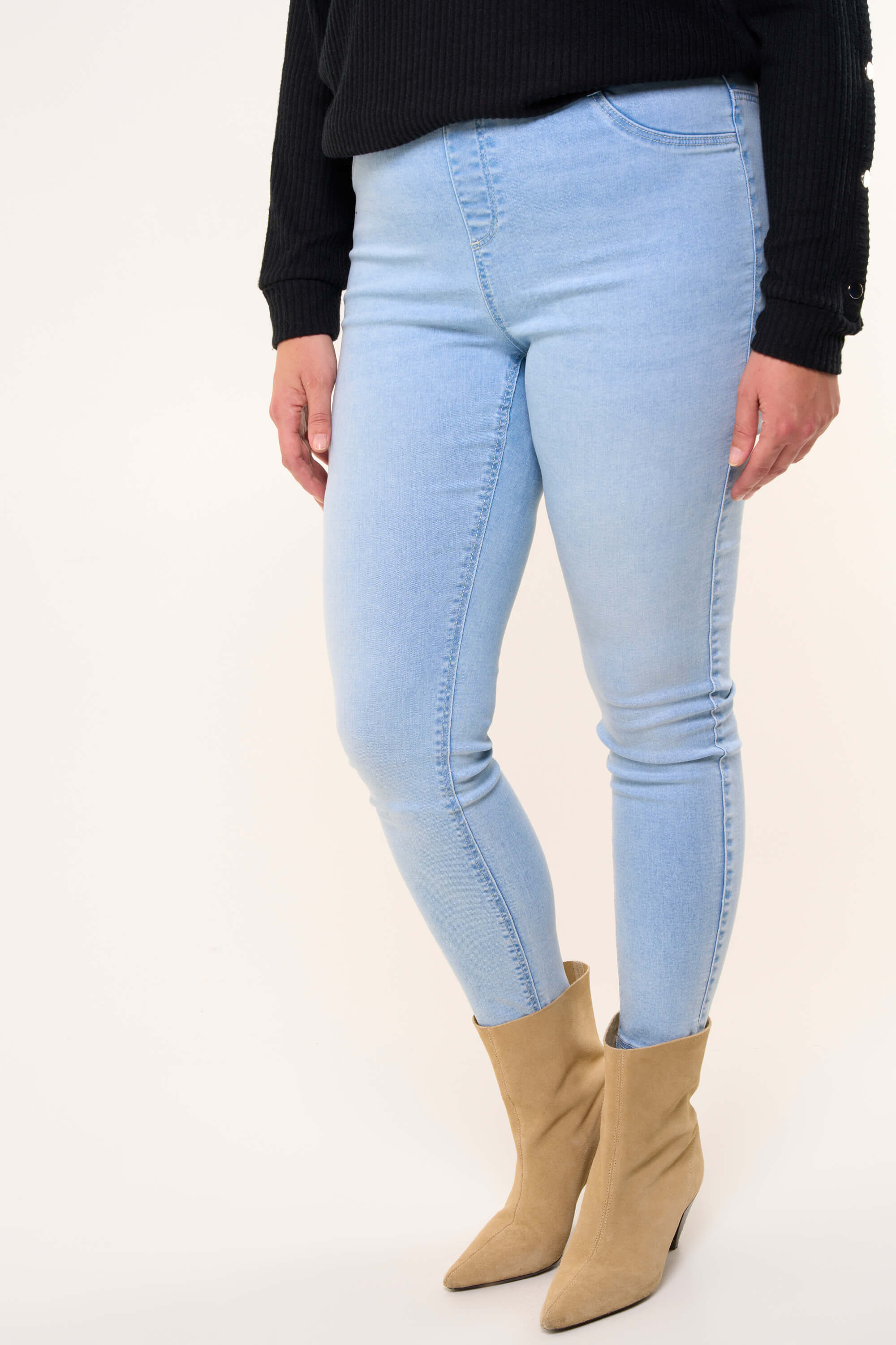 Slim fit 30 inch tregging POPPY image number 4