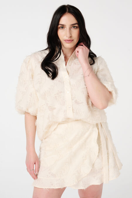 Blouse met structuur Blouse met structuur