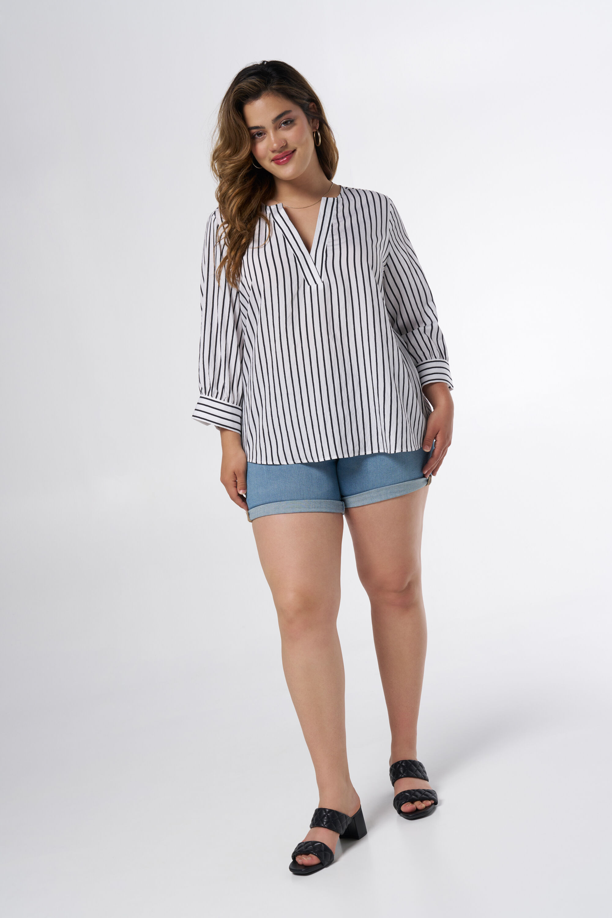 Blouse met v-hals image number 5