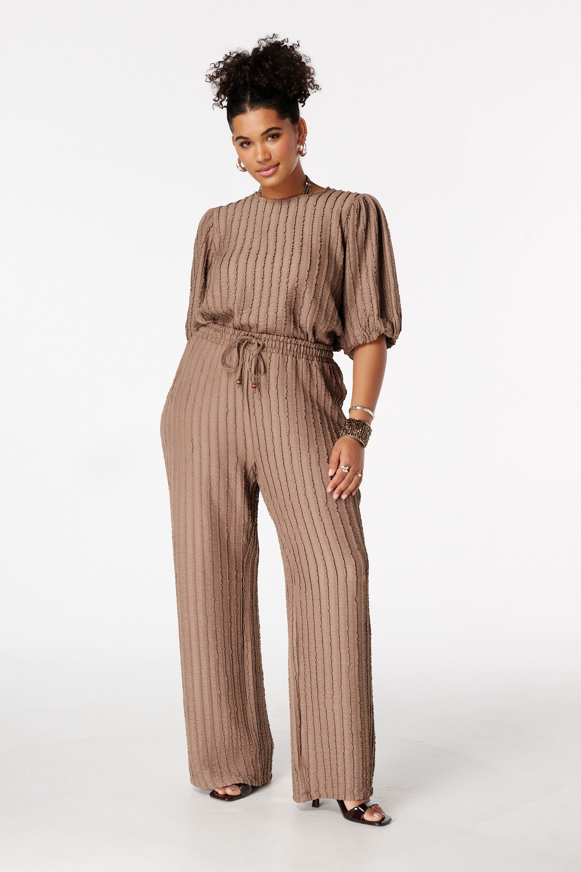 Broek met elastische taille image number 0