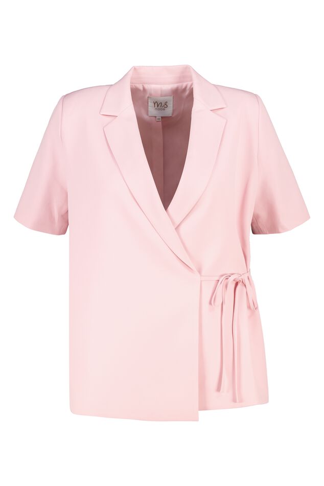 Overslag blazer korte mouwen image number 1