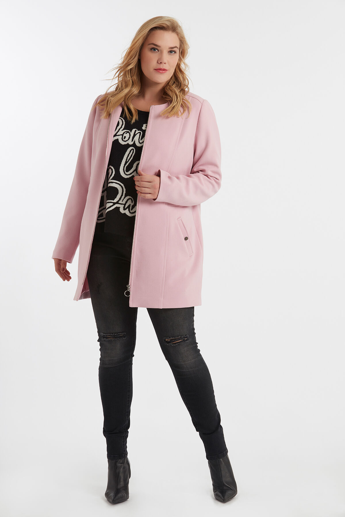 Manteau demi-saison avec fermeture &Eacute;clair image number 3