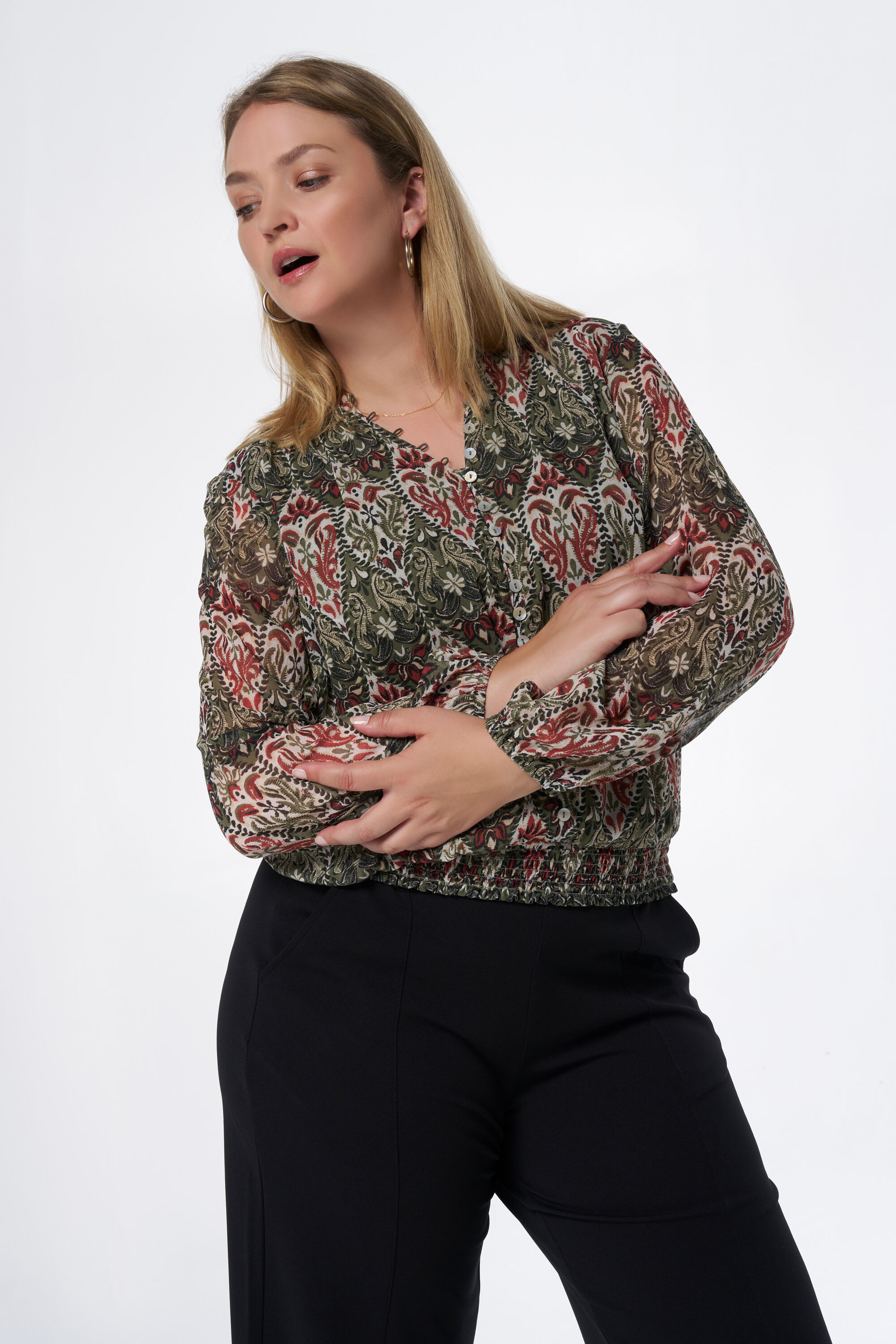 Blouse met print image number 0