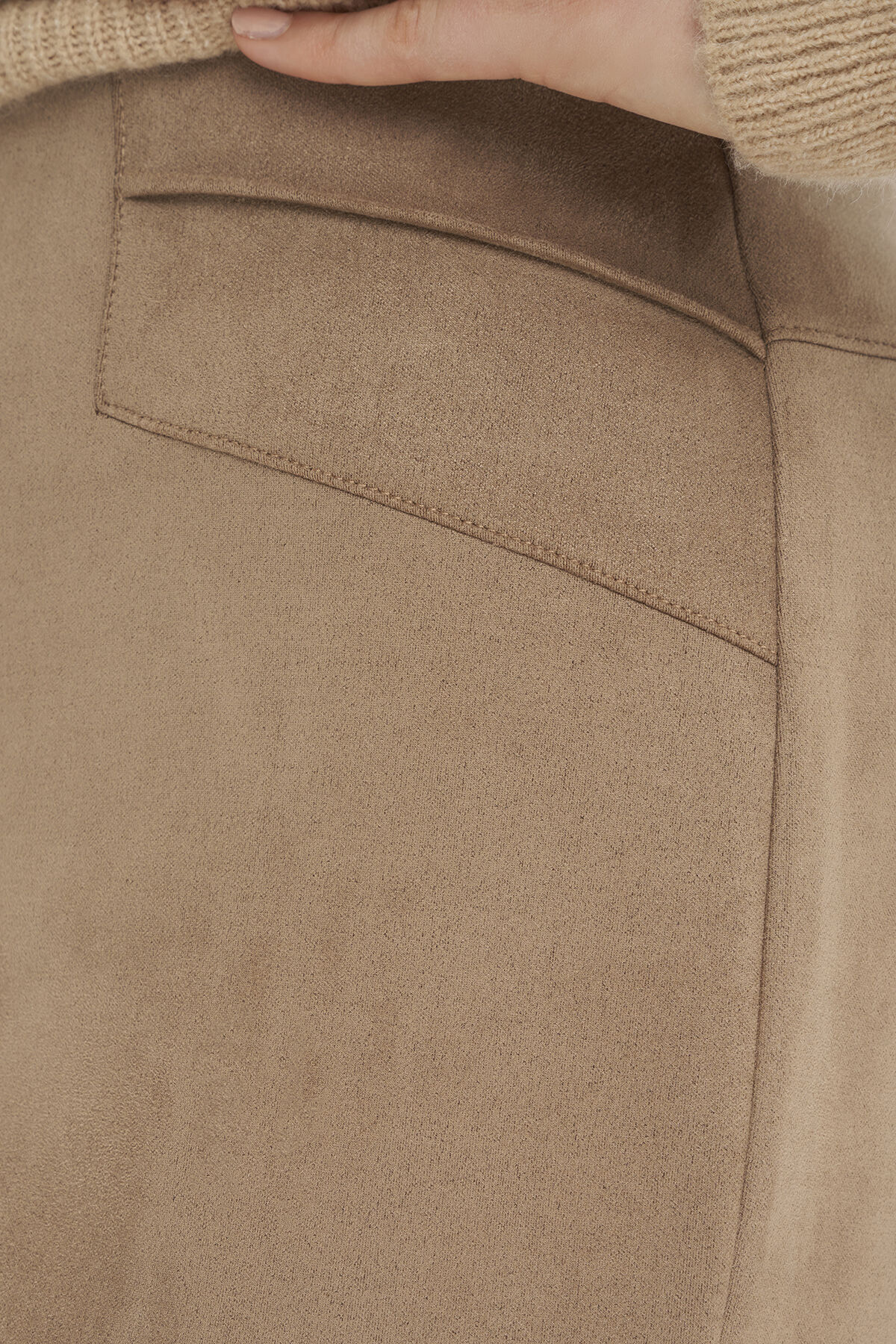 Legging van suedine image number 5