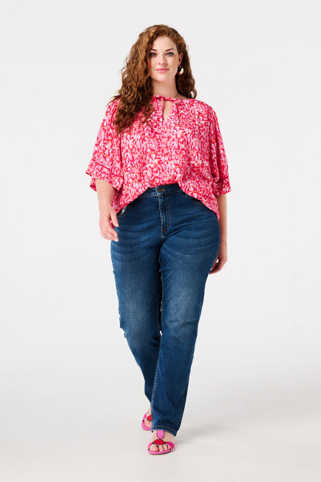 Jean à jambe droite LILY image number 0