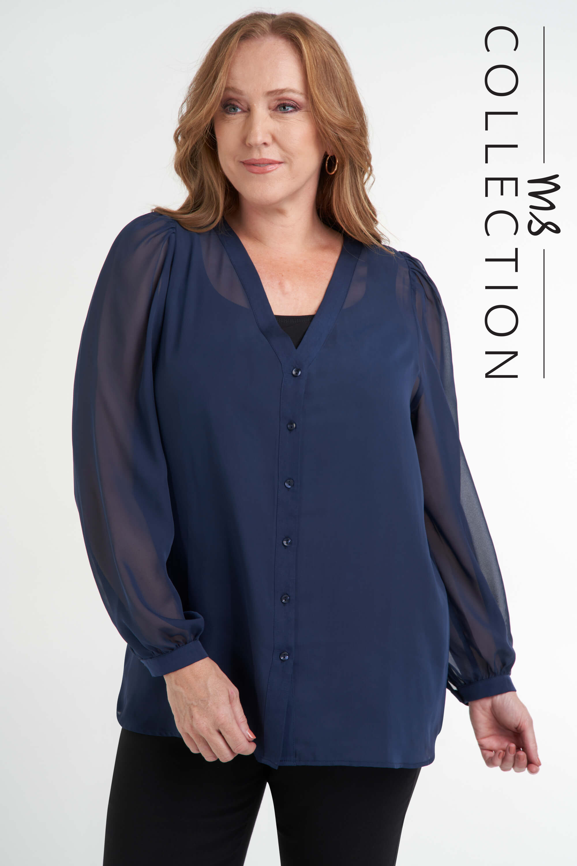 Chiffon hot sale blouse dames