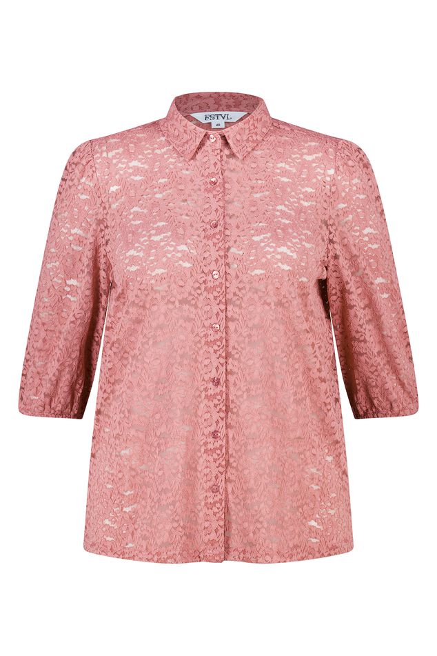 Blouse met kant  image number 1