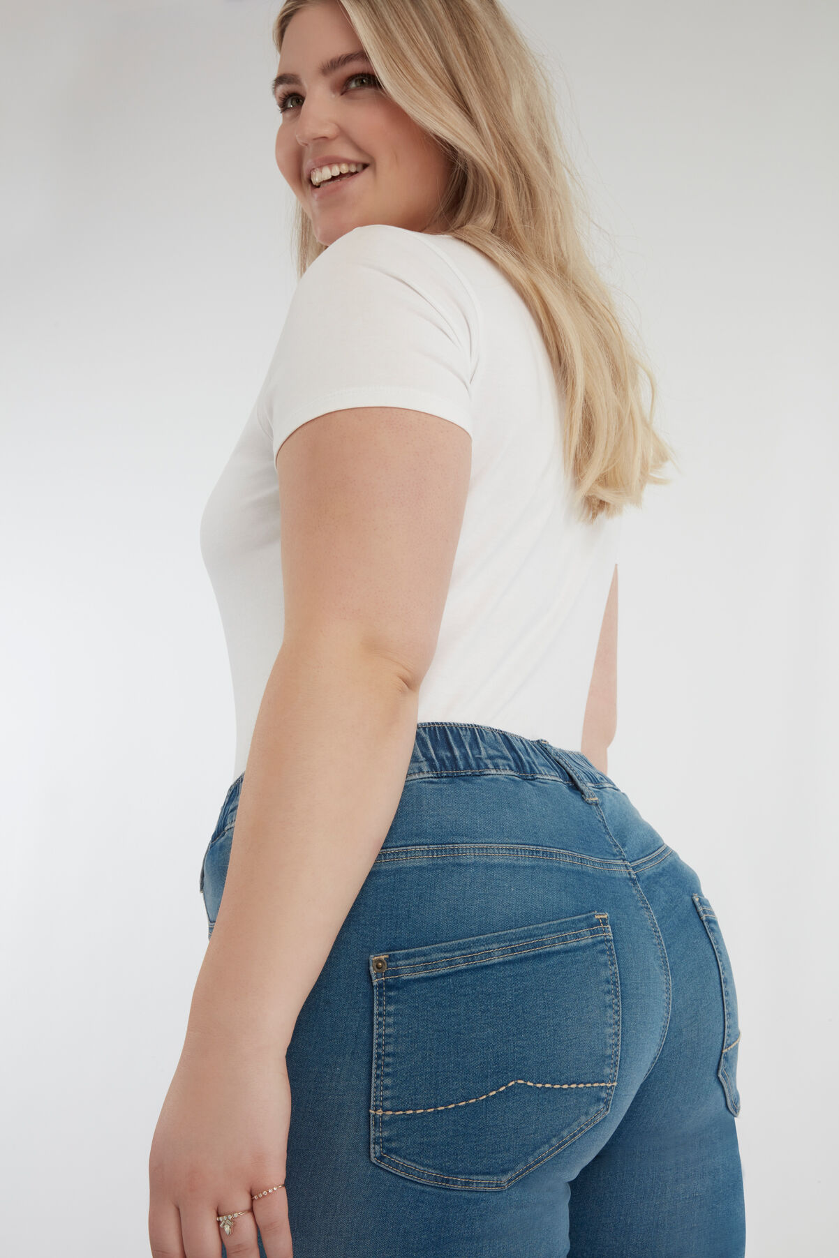 Slim fit 7/8 tregging POPPY image number 5