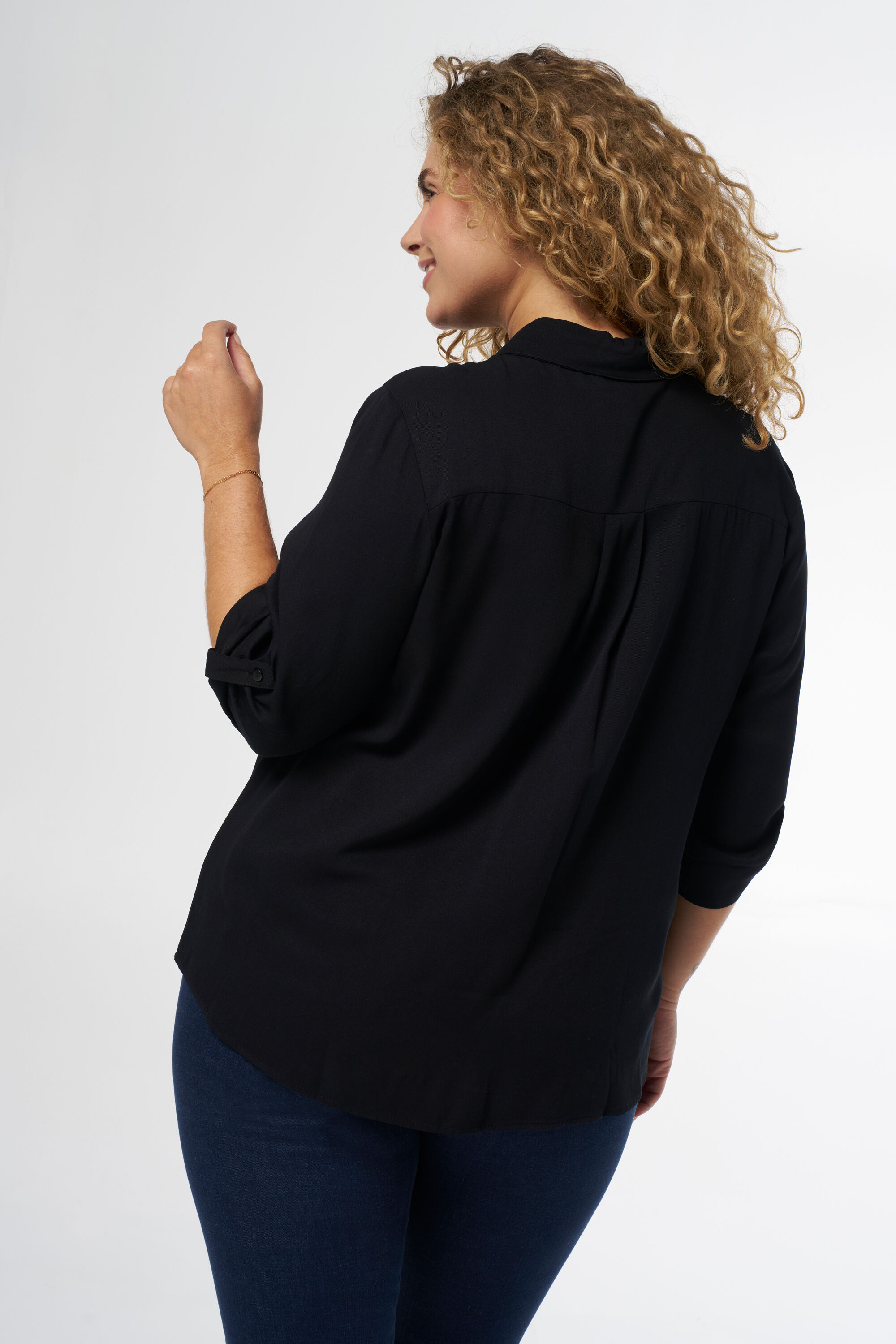 Blouse met v-hals image number 3