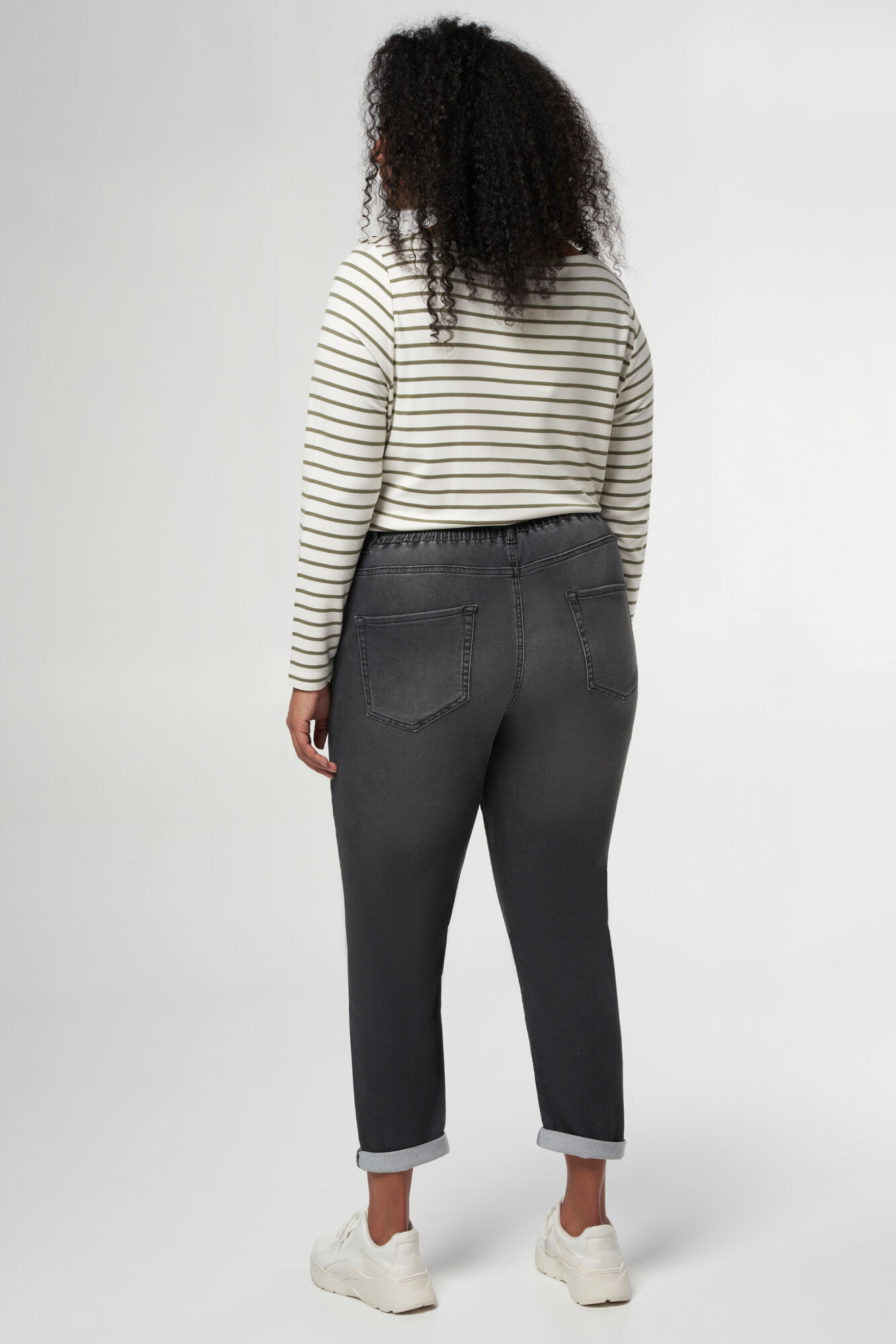 Jog denim broek image number 3