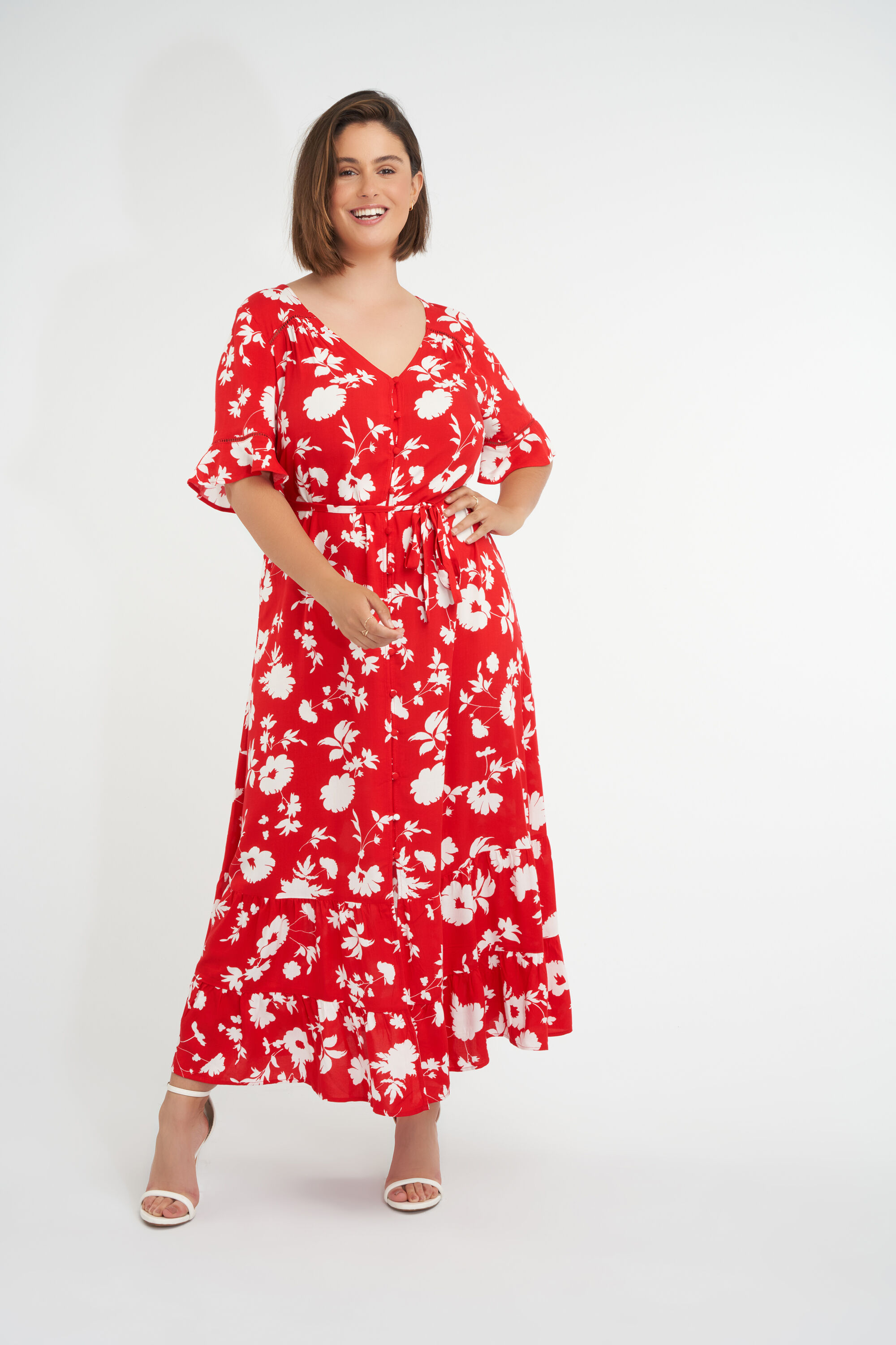 Robe longue &agrave; imprim&eacute;  image number 5