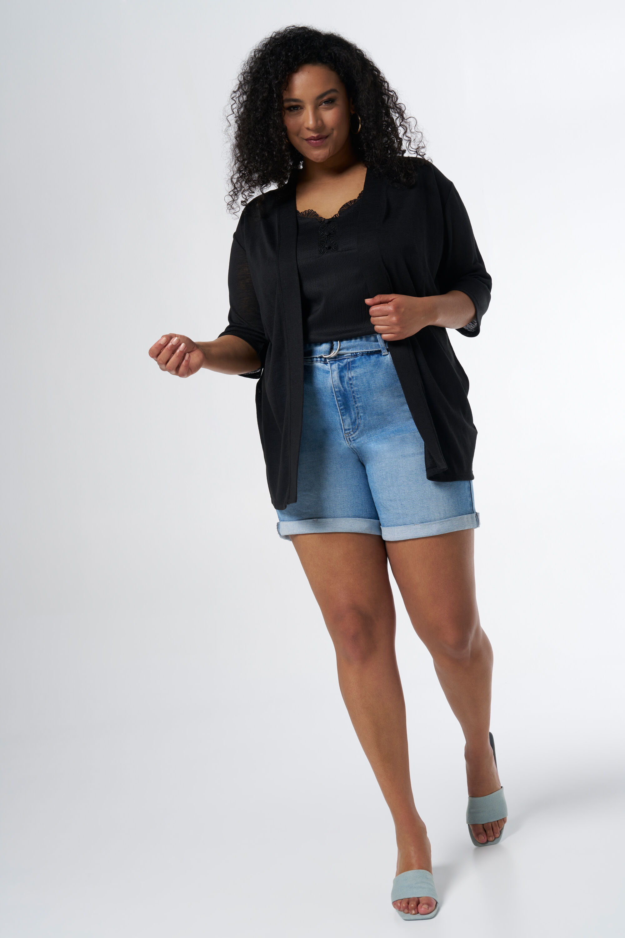 Cardigan &agrave; manches trois-quarts image number 5