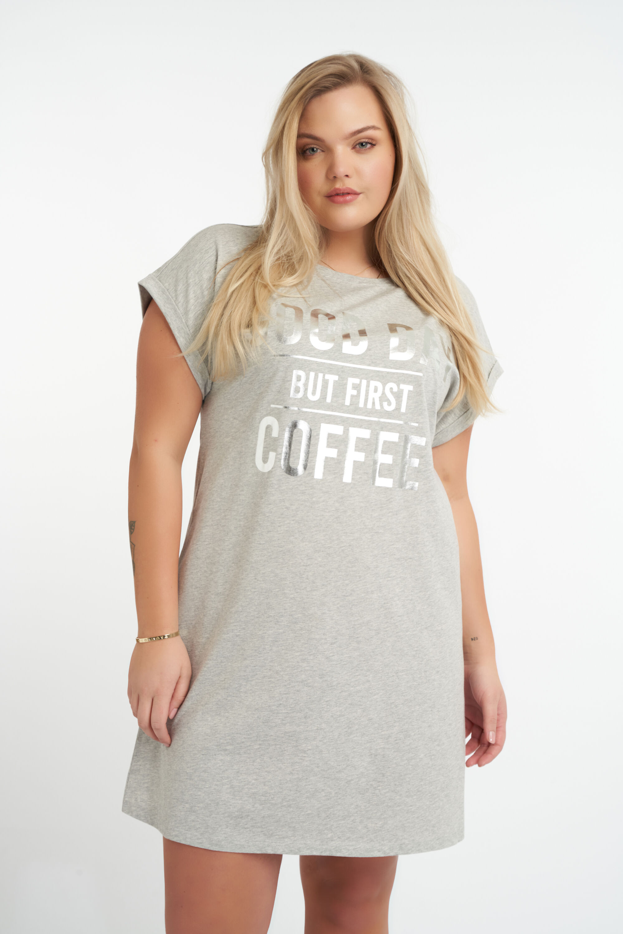 Oversized dames pyjama shirt image number 5