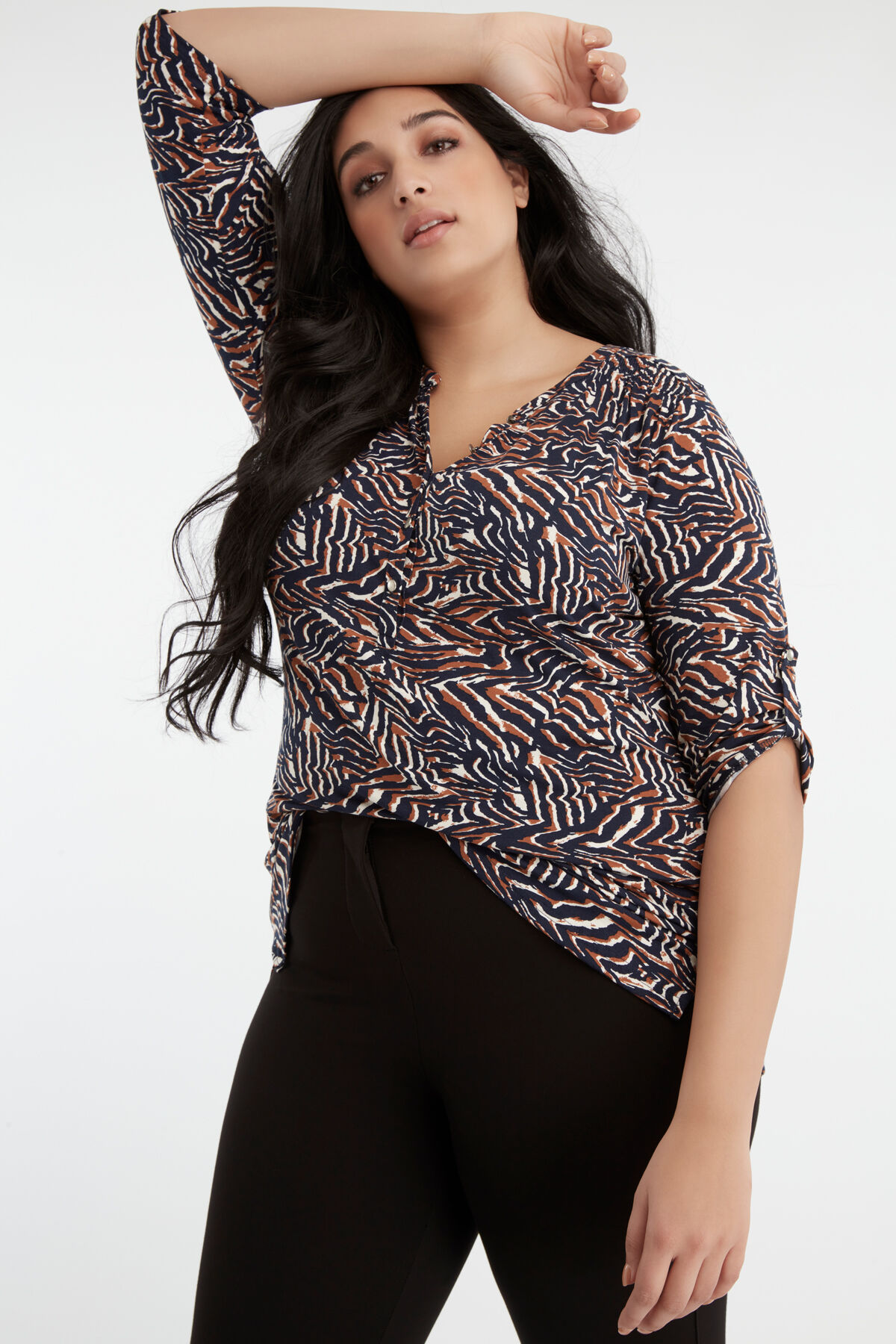 Imitatieleren thermo legging image number 3